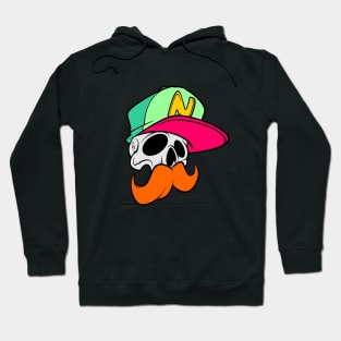 skull head cartoon Hoodie